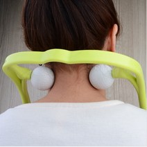 목 안마기 뒷목 승모근 어깨 마사지기 안마봉 핸드 36X18CM 안마 지압기 어깨안마