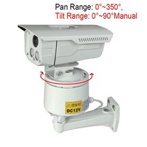 팬틸트 dc 12v 실외 방수 팬틸트 내장 디코더 ptz 코어 보안 cctv 카메라 브래킷 4k poe 8mp ahd 카메라 팬-틸트, 없음