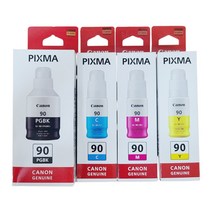캐논 GI-90 PGBK 잉크 G7090 G6090 GM2090 G7091 G5090, 4색세트