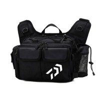 Daiwa 슬링 낚시 태클 허리 가방 방수 플라이 피싱 스지 팩 남성용 로드 홀더 포함 장비 선물, B