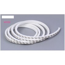 3 미터/5 미터 브러시 스트립 자체 접착 도어 창 씰링 홈 방음 방풍 가스켓, White, 9mmX9mmX5M