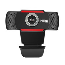 드라이버 없는 웹캠 720P HD B 2 0 데스크탑 컴퓨터 PC 노트 웹캠비디오 채팅 인터넷 회의, 01 black red8x3x11cm