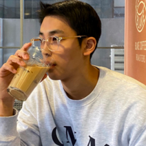 CMM 남녀공용 스퀘어 뿔테 안경테