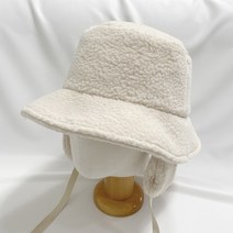 브이와이 여자 남자 귀도리 뽀글이 인조양털 커플 벙거지 모자