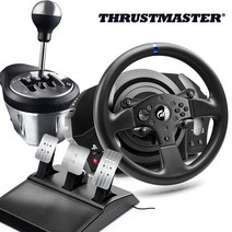 트러스트마스터 T300RS GT 에디션 TH8A 쉬프터 레이싱휠 SET (3페달 PS4 PS5 PC)