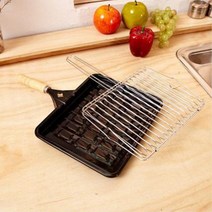 불맛 직화 생선 철판 구이 팬 꼬치 닭발 고기후라이팬 가정용 삼결살구이팬 닭갈비판 캠핑용 삼결살구이판