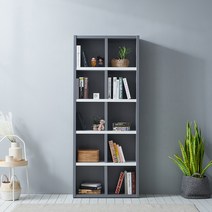 동서가구 피츠 댄디 800 5단 오픈 책장, 그레이화이트