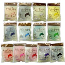 대한산업 컬러클레이 대용량 지퍼형, 하늘, 500g