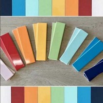 원색쪽타일 셀프인테리어(65X265 1㎡/BOX), 선택안함, 선택안함