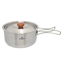 벨락 통3중 스텐 코펠 몸체 16cm (뚜껑 포함) 야외용 휴대용 냄비, 단품