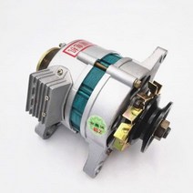 발전기 12V 영구 자석 AC/DC 충전 램프 이중 목적 농업용 차량 세발 자전거 4 륜 트랙터 용, [01] Single Wheel, [01] Pure Copper, [01] 500W