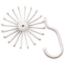 디로드 넥타이걸이, 화이트, 2개