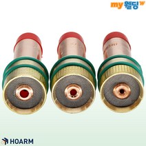 호암 티그 알곤 투명 노즐 교체용 가스 렌즈 바디 TIG 용접 토치 부품 가스 렌지, 1.6mm