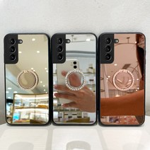 갤럭시 s22 플러스 울트라 미니 큐빅 스마트링 고리 그립톡 미러 거울 카메라 보호 하드 젤리 케이스