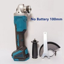 앵글 전동 그라인더 절단기 연마기 절삭 makita 브러시리스 무선 diy 충격 가변 4 속도 절단 기계 공구 용 18v 배터리 125mm, 협력사, 배터리 없음 100mm, 유럽 ​​연합, 1개