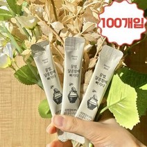 꿀벌 달콤함에 빠지다 100개입 사양벌꿀 일회용 꿀 스틱 허니스틱, 200개, 100정