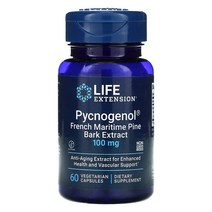 라이프 익스텐션 Pycnogenol 해송 껍질 추출물 60정