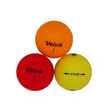 [골그린샵] 로스트볼 볼빅 비비드 시리즈 컬러 A-급 색상랜덤 중고골프공 10알, 단품