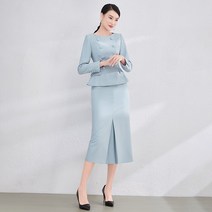 고급 정장 스커트 직업 여성 테스크 리셉션 유니폼 작업복