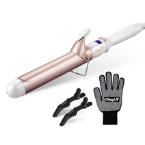 CkeyiN 38mm 봉고데기 세라믹 컬링아이롱 웨이브 아이론 고데기 헤어 스타일링