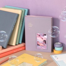 2023 버블리 다이어리 날짜형 다꾸 일기장 포카 포켓, 02 pink