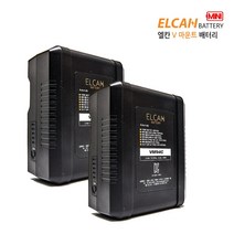 엘칸 94W V마운트 미니 배터리 2개 SET ENG카메라 조명 모니터 방송장비