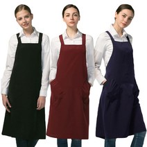 요들/베이직 앞치마/BA074/미용/미용실/가운/유니폼/폴리에스테르 100%, BA074 와인