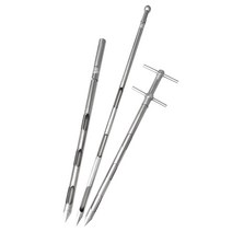 색대 샘플러 곡물 비료 스텐 조곡용 밀 옥수수 비료 분말, 0.5m 스트레이트 생크 Φ25mm304 소재