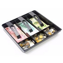현금 세는 기계 현금 사무기기 개수기 지폐 교환기 계수기 휴대용 money counter case hard plastic case 6 box new store use money, 검은 색