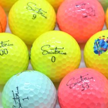 세인트나인 컬러 A 등급 10알 golfball 로스트골프공