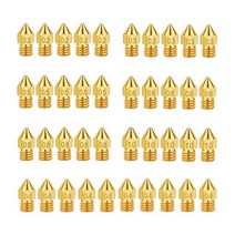 분무기 고익 고압 100pcs 3D 프린터 압출기 mk8 노즐 0.2 0.3 0.4 0.5 0.6 0.8 1.0mm Anet A8 Makerbot MK8 Creality CR-10, mix left message, 100pcs mk8 nozzle