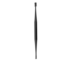 소프트 실리콘 더블 헤드 귀이개 청소 도구 1 개 더블 엔드 귀이개 왁스 큐렛 리무버 귀 클리너 나선형 디, 01 Black