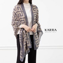 KARRA 격자배색숄스카프_KB0WSF500C