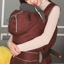 N2 패딩포대기 겨울 아기덮개 아기워머 아기띠 1P, 네이비