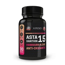 XR30 Astaxanthin 15 - 하와이안 Algae 제 30 소프트젤 미국산