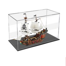 레고 해적선 31109아크릴 케이스 진열장 쇼케이스 보관함 투명 진열대 박스, 블랙, 2mm
