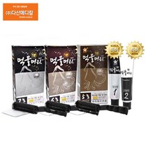 1분 염색약 먹물머리 새치염색 새치커버 염모메, 7호 흑갈색, 4개