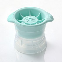 소프트아이스크림기계 가정용 아이스크림메이커 6cm 대형 볼 아이스 몰드 구 라운드 큐브 메이커 홈 및, 01 green