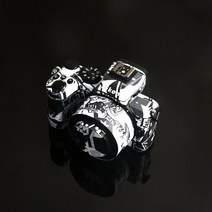 렌즈 12-60F 2.8-4 2세대 보호스티커 변색맵 컬러필름 장식필름 적용니콘 캐논 소니 후지 파나소닉, 흑백 만화