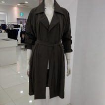 막스카라 가을카키트렌치코트M03QWU319/K1