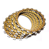 오토바이 탄소 섬유 마찰 클러치 플레이트 디스크 혼다 CB300F CBR300R CRF250M CRF250L 호환, 5pcs 1 Set