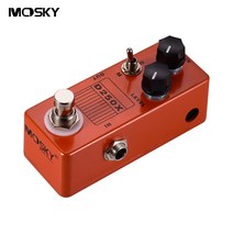오디오 믹싱 콘솔 무대음향장비 유튜브 브이로그 Mosky d250x 오버드라이브 일렉트릭 기타 이펙트 페달 트루 바이패스 프리앰프 스테이지 오버드라이브 기타 베이스 기타, 없음