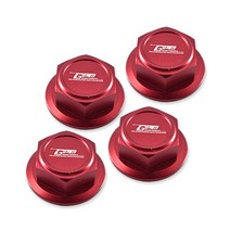 GPM 금속 알루미늄 24MM 휠 너트 타이어 ARA310929 아르마 1/5 크라톤 아웃캐스트 EXB 8S 4WD 몬스터 트럭 RC 자동차 업그레이드 부품용, [01] 빨간