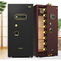 올 스틸 오피스 금고 사무용 가정용 귀중품 보관함, 1미터 레드 구리 색상  비밀번호  키 개인