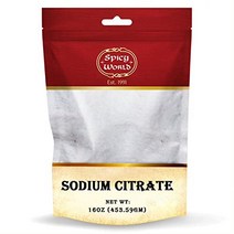 Sodium Citrate Powder 16 Ounce - Food Grade Non-GMO - 1 Pound Bag - Emulsifier for Cheese Spherifi, 1