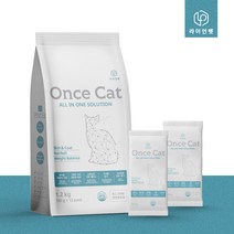 원스캣 고양이사료 알러지 가수분해 다이어트 헤어볼 [1.2kg], 1.2kg