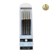 라이브잇 아트시크릿 300 S 실리콘 고무 브러쉬 5종 세트, 6호, 2개