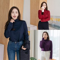 앤더데이 여성용 베르나 굿터치 기모폴라티