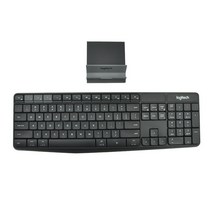 로지텍 블루투스 무선키보드, 블랙, K375S, 일반형