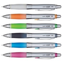 유니 미쯔비시 알파겔 흔들샤프 0.5mm 낱개 M5-617 노크식 펜 캡식 리필심 고급 제도용, M5-617 로얄블루